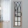 Armoires-Kirkland's Home Rustic Arch Jewelry Armoire Mirror Tan