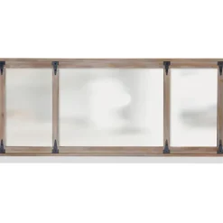 Decorative Mirrors-Kirkland's Home Rustic Barn Door Wall Mirror