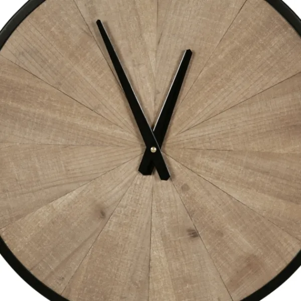 Clocks-Kirkland's Home Rustic Brown And Black Newfield Clock