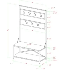 Entryway Furniture-Kirkland's Home Rustic Driftwood Hall Tree