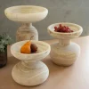 Decorative Bowls & Jars-Kirkland's Home Rustic Forest Hand Turned 3-Pc. Pedestal Bowls Tan