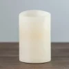 Flameless Candles-Kirkland's Home Rustic Led Pillar Candle, 4X6 In. Ivory