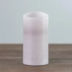 Flameless Candles-Kirkland's Home Rustic Led Pillar Candle, 3X6 In. Gray