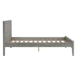Beds & Headboards-Kirkland's Home Rustic Pine Panel 3-Pc. Full Bedroom Set Gray