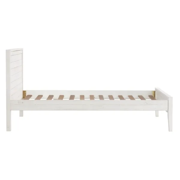 Beds & Headboards-Kirkland's Home Rustic Pine Panel 3-Pc. Twin Bedroom Set White