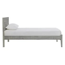 Beds & Headboards-Kirkland's Home Rustic Pine Panel 3-Pc. Twin Bedroom Set Gray