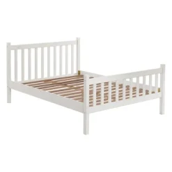 Beds & Headboards-Kirkland's Home Rustic Pine Spindle Full Bed Frame White