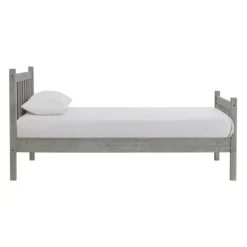 Beds & Headboards-Kirkland's Home Rustic Pine Spindle 3-Pc. Twin Bedroom Set Gray