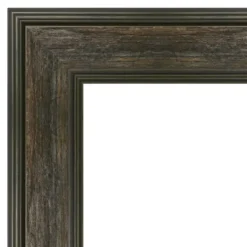 Full Length & Floor Mirrors-Kirkland's Home Rustic Rail Charred Framed Mirror, 30X66 In.