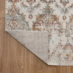 Outdoor Rugs-Kirkland's Home Rustic Southern Indoor/Outdoor Area Rug, 7X9 Ivory/Orange
