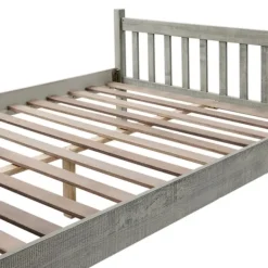 Beds & Headboards-Kirkland's Home Rustic Spindleback Full Bed Frame Gray