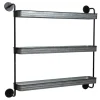 Shelves-Kirkland's Home Rustic Three Tiered Galvanized Metal Wall Shelf