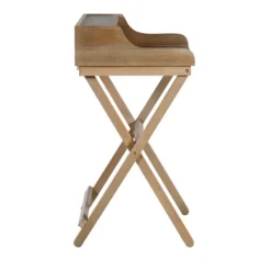 Office Furniture-Kirkland's Home Rustic Wooden Folding Desk Brown