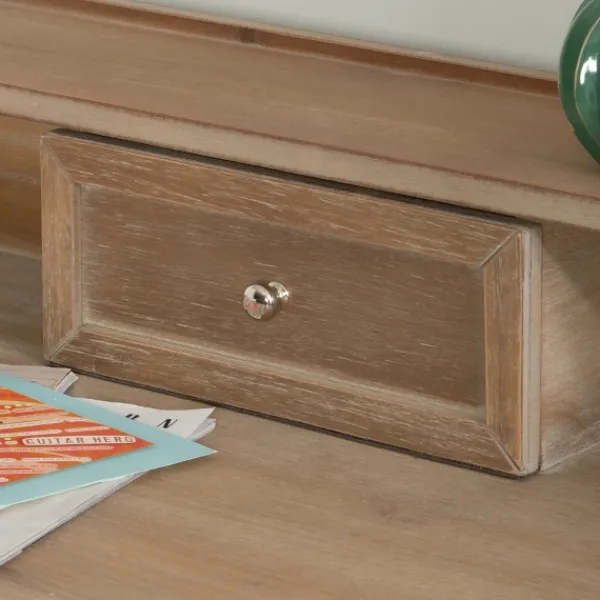 Office Furniture-Kirkland's Home Rustic Wooden Folding Desk Brown