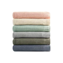 Blankets & Throws-Kirkland's Home Rylan Knit Throw Blanket Blue