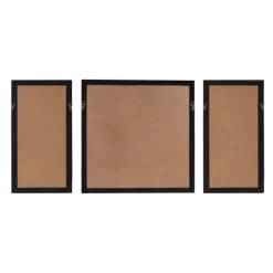 Wall Plaques-Kirkland's Home Sabal Rice Paper Palm Shadowbox Plaques, Set Of 3 White/Tan