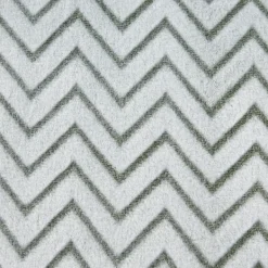 Blankets & Throws-Kirkland's Home Sage Chevron Plush Throw Green