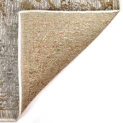 Outdoor Rugs-Kirkland's Home Sand Botanical Hannah Indoor/Outdoor Rug, 7X9 Yellow