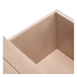 Cabinets & Sideboards-Kirkland's Home Sand Cabinet With Natural Woven Baskets Tan