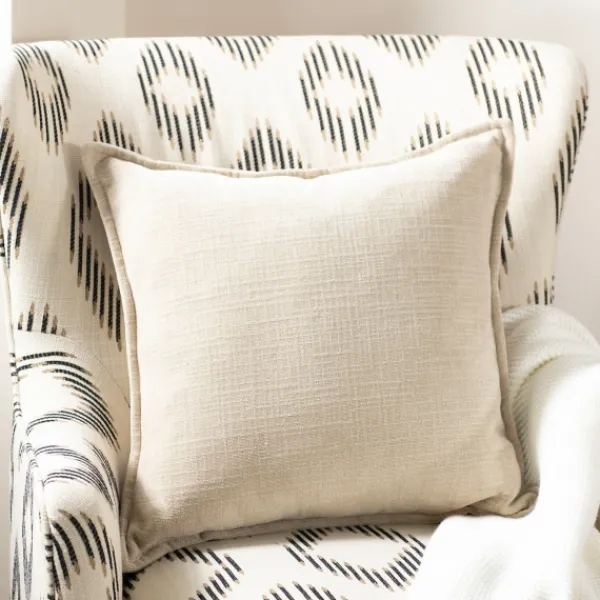 Pillows-Kirkland's Home Sand Chenille Throw Pillow Ivory