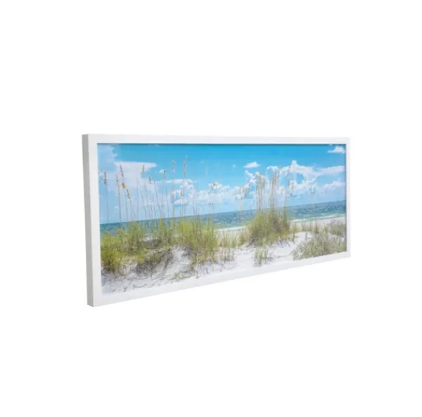 Framed Art-Kirkland's Home Sand Dunes Framed Art Print Blue/White/Green