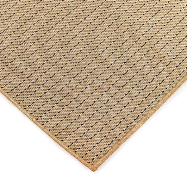 Outdoor Rugs-Kirkland's Home Sand Intertwine Indoor/Outdoor Runner Tan