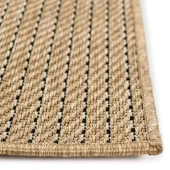Outdoor Rugs-Kirkland's Home Sand Intertwine Indoor/Outdoor Runner Tan