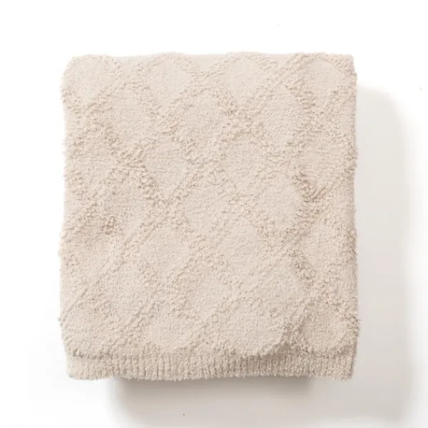 Blankets & Throws-Kirkland's Home Sand Woven Cozy Dream Throw Ivory