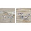 Canvas Art-Kirkland's Home Sandpiper Beach I And Ii Art Prints, Set Of 2 Tan