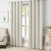 Curtains & Drapes-Kirkland's Home Sandy Beige Blackout Curtain Panel Set, 96 In. Tan