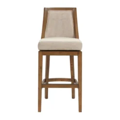 Bar Stools & Counter Height Stools-Kirkland's Home Sandy Beige Swivel 2-Pc. Square Bar Stool Set Tan