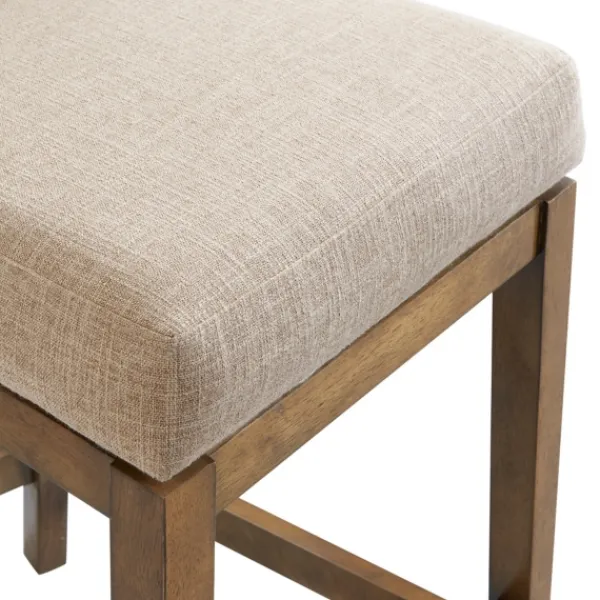 Bar Stools & Counter Height Stools-Kirkland's Home Sandy Beige Swivel Square Counter Stool Tan