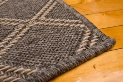 Outdoor Rugs-Kirkland's Home Santorini Trellis Outdoor Area Rug, 6X9 Brown