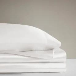 Bed Sheets-Kirkland's Home Satin 6-Pc. California King Sheet Set White