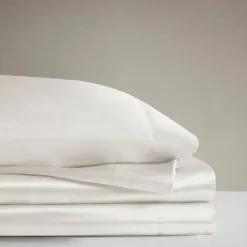 Bed Sheets-Kirkland's Home Satin 6-Pc. California King Sheet Set Ivory