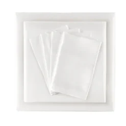 Bed Sheets-Kirkland's Home Satin 6-Pc. Full Sheet Set White