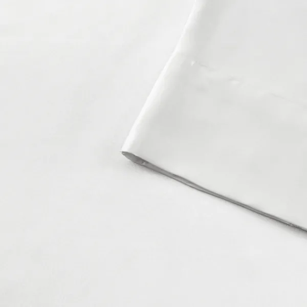 Bed Sheets-Kirkland's Home Satin 6-Pc. Queen Sheet Set White