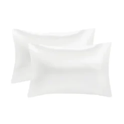 Bed Sheets-Kirkland's Home Satin 6-Pc. Queen Sheet Set White