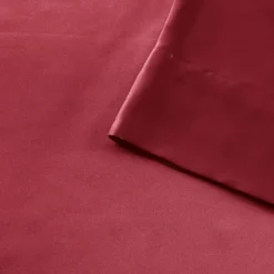 Bed Sheets-Kirkland's Home Satin Standard 2-Pc. Pillow Case Set Red