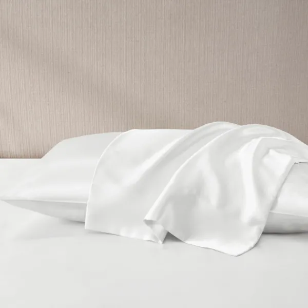 Bed Sheets-Kirkland's Home Satin Standard 2-Pc. Pillow Case Set White