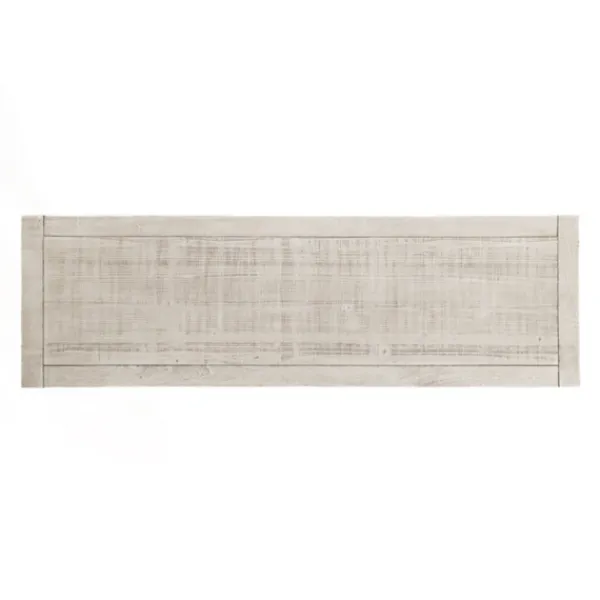 Console Tables-Kirkland's Home Savannah Cream Distressed Console Table Ivory