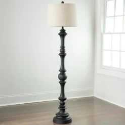 Floor Lamps-Kirkland's Home Savannah Floor Lamp Black