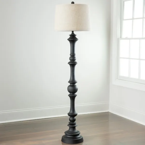 Floor Lamps-Kirkland's Home Savannah Floor Lamp Black