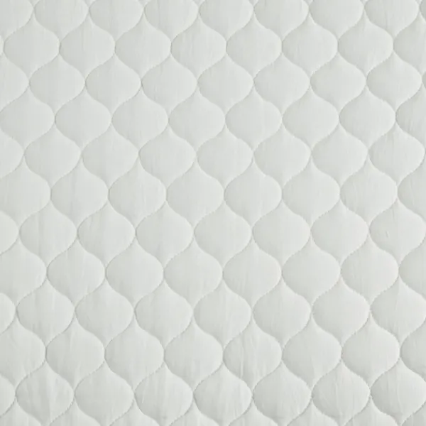 Quilts-Kirkland's Home Scalloped Crinkle 3-Pc. Full/Queen Quilt Set Ivory