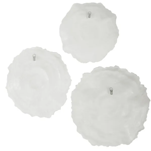 Wall Plaques-Kirkland's Home Sea Coral Wall Plates, Set Of 3 Ivory