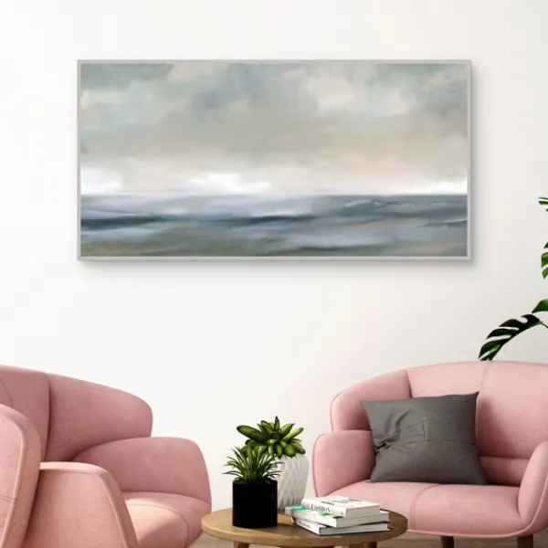 Canvas Art-Kirkland's Home Sea Dreams Framed Canvas Art Print Gray/Blue