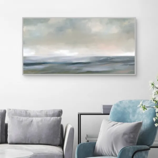 Canvas Art-Kirkland's Home Sea Dreams Framed Canvas Art Print Gray/Blue