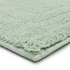 Bathroom Rugs-Kirkland's Home Seaglass Reversible Cotton Bath Mat, 45 In. Green