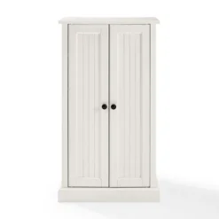 Cabinets & Sideboards-Kirkland's Home Seaside Accent Cabinet White