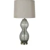 Table Lamps-Kirkland's Home Seeded Hourglass Table Lamp Gray